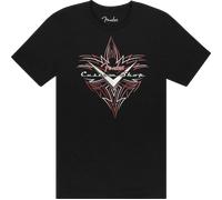 Fender T Shirt CUSTOM SHOP PINSTRIPE, BLACK S