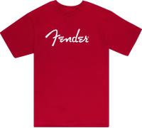 Fender T Shirt Spagetti Logo Dakota Red S