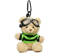 FENXIXIONE Y2k Niedlich Rucksack Charm 2000s Schlüsselanhänger Charms Glückliche Geldbörse Tasche Handtasche Glücksbringer Geburtstag Accessoires (Schwarz Grün)