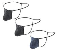 FEOYA 3 Pack String Tanga Sexy Herren G-String Unterwäsche Männer Slips Thong Tangas Low Rise Dessous Bademode Jockstrap Unterwäsche Männer Tanga Mini Bikini G-String Slip Grau+Grau+Blau M