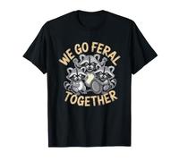 Feral Raccoon Waschbaer Trash Panda T-Shirt