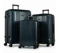 FERGÉ Kofferset 3-teilig ABS CANNES 3er Trolley Set Hartschale - Petrol