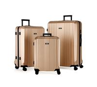 FERGÉ Kofferset 3 teilig Hartschale TSA-Zahlenschloß Cannes Reisekoffer Trolley-Set (Handgepäck, L, XL) 3er Set Hartschalenkoffer Roll-Koffer 4 sanfte Rollen - sehr robuster Polycarbonat Koffer
