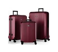 FERGÉ Kofferset 3 TLG Hartschale mit TSA-Zahlenschloß Cannes Reisekoffer Trolley-Set (Handgepäck, L, XL) 3er Set Hartschalenkoffer Roll-Koffer 4 sanfte Rollen robuster Polycarbonat Koffer