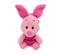 Ferkel (Winnie the Pooh) Rucksackclip, Unisex, rosa Plüschanhänger mit Ring, offizielles Disney-Lizenzprodukt, 100% Polyester, Einheitsgröße für Schulrucksack, Schlüssel und Geschenk