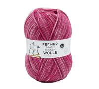 Ferner Wolle 8-fach Sockenwolle mit mulesingfreier Merinowolle | dickes Sockengarn mit Farbverlauf | Strumpfwolle 8-fädig (884/25)