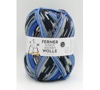 Ferner Wolle 8-fach Sockenwolle mit mulesingfreier Merinowolle | dickes Sockengarn mit Farbverlauf | Strumpfwolle 8-fädig (886-25)