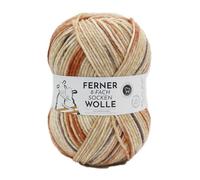 Ferner Wolle 8-fach Sockenwolle mit mulesingfreier Merinowolle | dickes Sockengarn mit Farbverlauf | Strumpfwolle 8-fädig (880/25)
