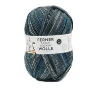 Ferner Wolle 8-fach Sockenwolle mit mulesingfreier Merinowolle | dickes Sockengarn mit Farbverlauf | Strumpfwolle 8-fädig (881/25)