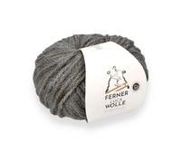 Ferner Wolle Luca, Häkelwolle Strickgarn mit Merinowolle und Baby Alpaka, 25g, 105 m, Nadelstärke 4mm, 63% Wolle, 27% Alpaca, 10% Nylon (LC5 pebble)
