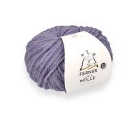 Ferner Wolle Luca, Häkelwolle Strickgarn mit Merinowolle und Baby Alpaka, 25g, 105 m, Nadelstärke 4mm, 63% Wolle, 27% Alpaca, 10% Nylon (LC14 flieder)