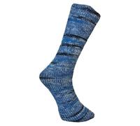Ferner Wolle Lungauer Sockenwolle 8-fach Merino 882-25 - blau/schwarz