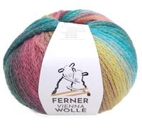 Ferner Wolle Vienna, Merinowolle mit Farbverlauf, 100g ca. 250m Farbverlaufswolle Merino Nadelstärke 6 (W2)
