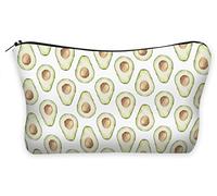 Ferocity Federmäppchen Kosmetiktasche Federtasche Stiftemappe Make Up Täschchen Full Print All Over Bag Fresh Avocado [009]