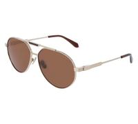 FERRAGAMO, GAFAS DE SOL, SF327S, 62-145-14, SHINY GOLD, Aviator