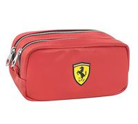 Ferrari Franco Cosimo Panini Offizielles Federmäppchen, 2 organisierten Innentaschen, Tasche auf der Rückseite und praktischen Reißverschlüssen, Geschenkidee für Kinder und Jungen, 20