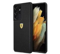 Ferrari hardcase On Track Perforated Hülle für FESPEHCS21LBK S21 Ultra G996 schwarz