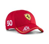 Puma Scuderia Ferrari Replica Driver Baseball-Cap | Mit Plain | Dark Cherry/#50 Red