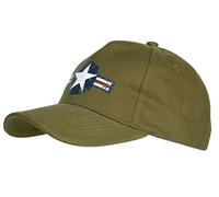 Ferromil Baseball Cap Airforce US Army Bomber USAAF Kokarde Vintage (Oliv)