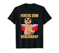 Fertig zum verlieren? Beer-Pong Bierpong T-Shirt