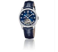 Festina 120 Jahre Limited Edition Damen-Armbanduhr, automatisch, Stahl, Leder, Blau F0120/1, blau