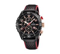 Festina F20519/4 Chronograph Uhr Herrenuhr Leder Chrono Datum schwarz