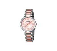 Festina Damen Armbanduhr Edelstahl 316L Silber - Quarzwerk - Gehärtetes Mineralglas - Wasserdicht bis 5 ATM F16937/E