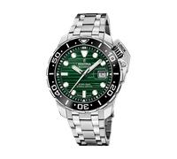 Festina Swiss Made Automatik Herrenuhr Edelstahl 316L Silber - Datum - Saphirglas, Wasserdicht 30 ATM - F20043/4 Automatic