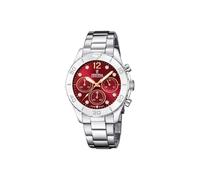 Festina Boyfriend Damen Uhr F20603/2 Chronograph Edelstahl mit Schmucksteinen