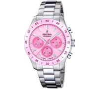 Festina F20693/2 Damenuhr Chronograph Stahl/Rosa