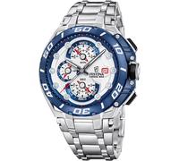 Festina Herrenuhr Chronograph Chrono Bike F20754/1 Stahl/Blau