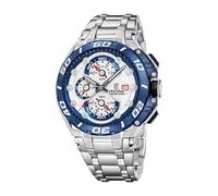 Festina Herrenuhr Chronograph Chrono Bike F20754/1 Stahl/Blau