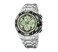 Festina Herrenuhr Chronograph Chrono Bike Stahl/Hellgrün F20754/3