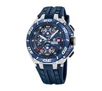 Chronograph FESTINA "Chrono Bike", blau, blau, schwarz, Armbanduhren, Herren, Chronograph, Quarzuhr, Armbanduhr, Herrenuhr, analog, Tag, Stoppfunktion (26644264-0) blau, blau, schwarz