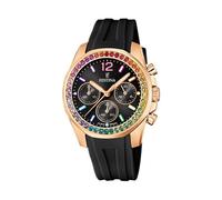 Festina Damen Analog Quarz Uhr mit Gummi Armband F20611/3