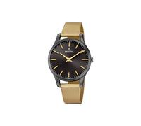 Festina Damen Analog Quarzuhr Edelstahl 316L Goldfarben - Damenuhr - Hochwertiges Mineralglas - Wasserdicht 5 ATM F20508/1