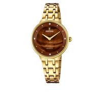 Festina Damen Armbanduhr F20601/C Mademoiselle Edelstahl gelbgold IP