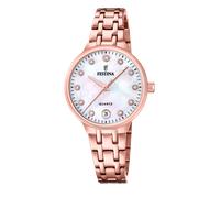 Festina Damen Armbanduhr F20722/1 Mademoiselle Edelstahl roségold IP