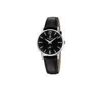Festina Damen Armbanduhr Leder Schwarz - Quarzwerk - Damenuhr - Hochwertiges Mineralglas - Elegant Klassisch Vintage - Special Prices F20254/4