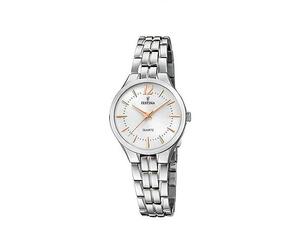 Festina Damen-Armbanduhr Mademoiselle Analog Quarz Edelstahl F20216/1
