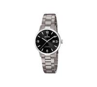 Festina Damen Armbanduhr Titan Grau - Quarzwerk - Damenuhr - Hochwertiges Mineralglas - Wasserdicht 5 ATM - Datum F20436/3