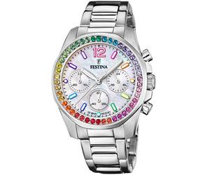 Festina Damen Chronograph Boyfriend Rainbow F20606-2