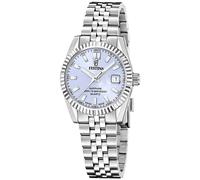 Festina Damen-Quarzuhr Stahl/Hellblau mit Saphirglas F20087/3