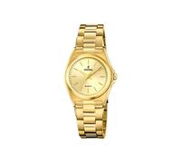 Festina Damen Uhr Analog Edelstahl 316L Gold - Quarzwerk - Damenuhr - Mineralglas hochresistent - 5 ATM wasserdicht F20557/3