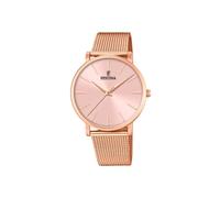 Festina Damenuhr Klassik F20477/1 – Edelstahl 316L Roségold, Quarzwerk, hochresistentes Mineralglas