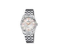 Festina Damen Uhr Analog Edelstahl 316L Silber - Quarzwerk - Mineralglas hochresistent - 5 ATM wasserdicht F16940/B - Mademoiselle
