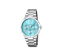 Festina Damen Uhr Analog Edelstahl 316L Silber - Quarzwerk Multifunktion - Mineralglas - 5 ATM wasserdicht - Kalender F16716/4 - Boyfriend Collection