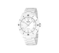 Festina Damen Uhr Analog Keramik Weiß - Quarzwerk - Mineralglas hochresistent - 5 ATM wasserdicht F20720/1 - Ceramic