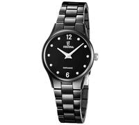 Festina Damenarmbanduhr Keramik Schwarz F20751/7