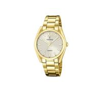 Festina Damenuhr Analog aus Edelstahl 316l Goldfarben